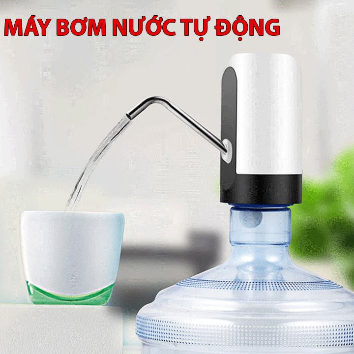 Vòi bơm hút bình nước uống tự động có sạc USB