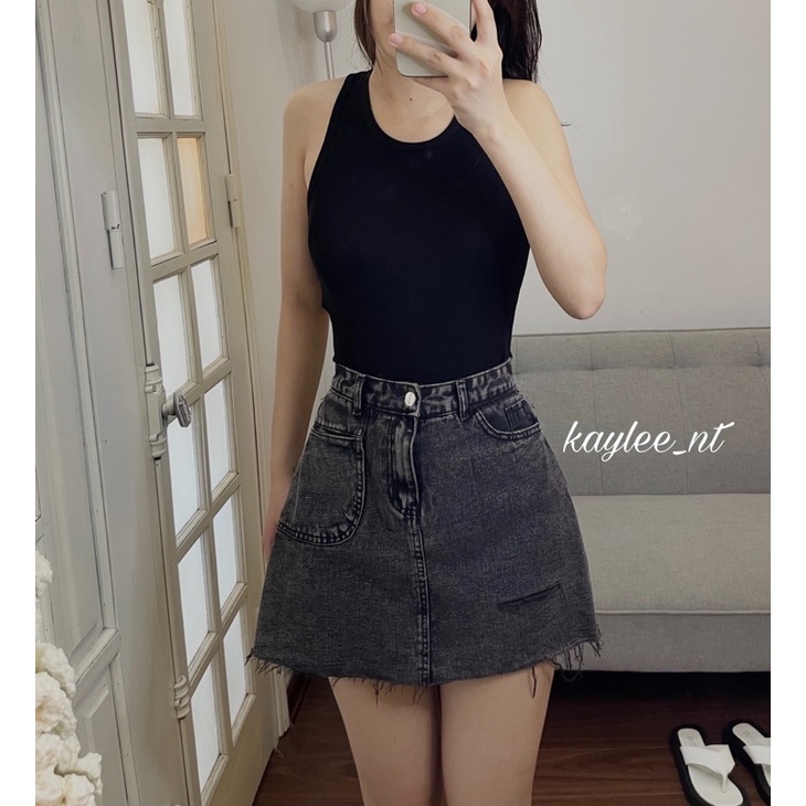 Áo tanktop chất mềm mát ảnh thật Kaylee