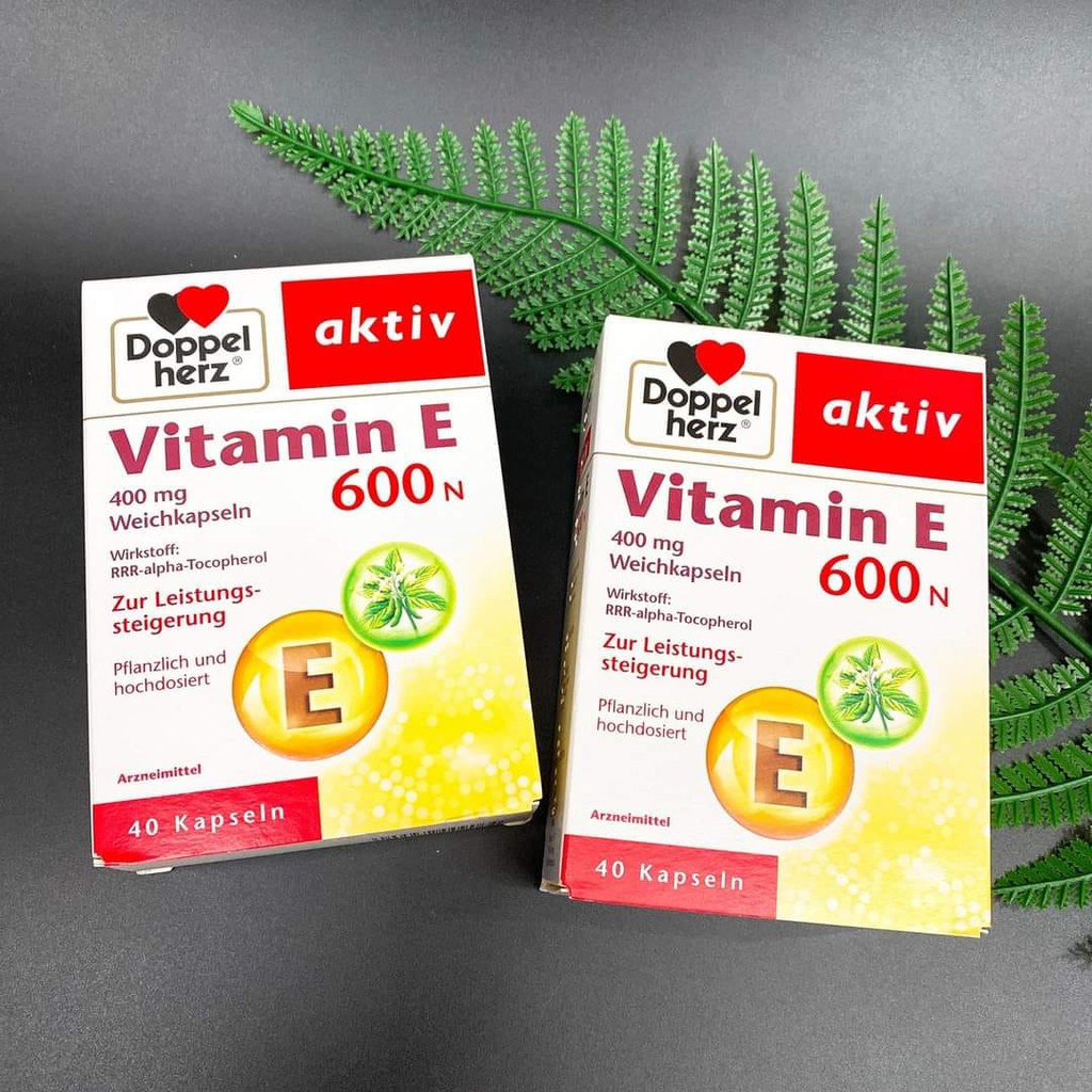 Viên uống Vitamin E 600 hộp 40 viên