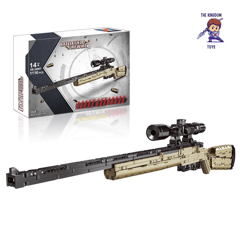 Đồ Chơi Lắp Ráp PUBG Mô Hình Súng M24 Cảnh Sát Quân Đội Free Fire CSGO XB24007
