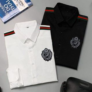 Áo Sơ Mi Nam Thêu Logo  Cao Cấp | Sơ Mi Nam Đẹp (Ảnh thật)
