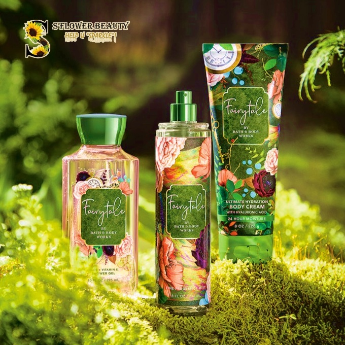 FAIRYTALE | Bộ Sản Phẩm Gel Tắm -  Dưỡng Thể - Xịt Thơm Nước Hoa Toàn Thân Bath &amp; Body Works Body Care