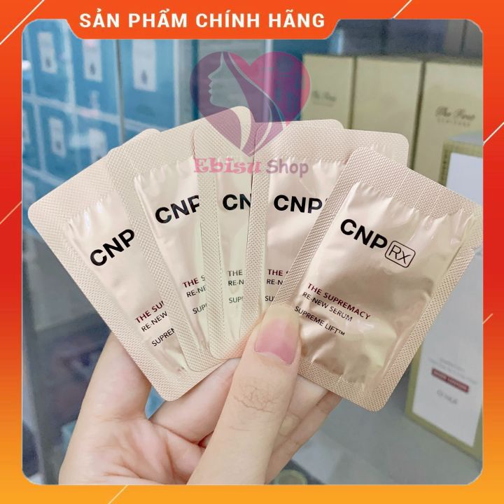 1 gói serum tái tạo da,trẻ hóa da CNP The Supremacy Re-new Serum Supreme Lift