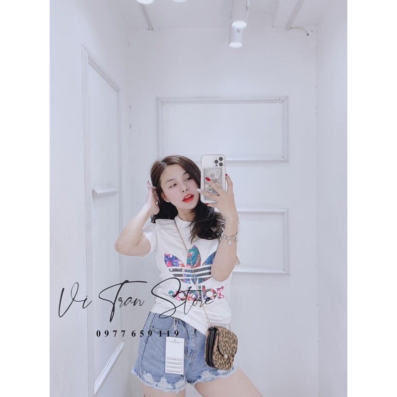 Short jean lưng cao trơn hàng chuẩn hịn nhé