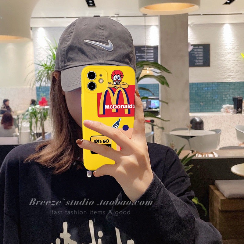 MCDONALD'S Ốp Lưng Tpu Mcdonald 's Cho Iphone 12 / 12 Pro Max / 12mini / 11 Pro Max Se2020 X Xs Max Xr 7 8 Plus 6s 6 | BigBuy360 - bigbuy360.vn