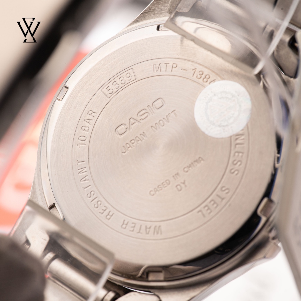 Đồng Hồ Quartz Nam Casio WATCHSTORE MTP-1384D-7A2 Thiết Kế Kính Khoáng 41mm, Dây Kim Loại, Vỏ Thép Không Gỉ