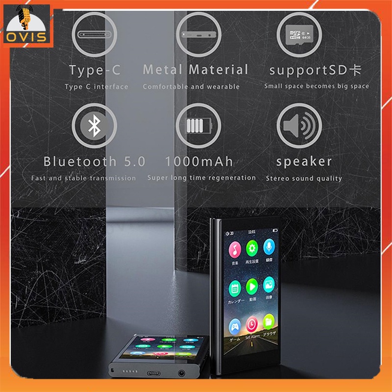 Ruizu H10 / Ruizu H9 - Máy Nghe Nhạc Xem Phim HD