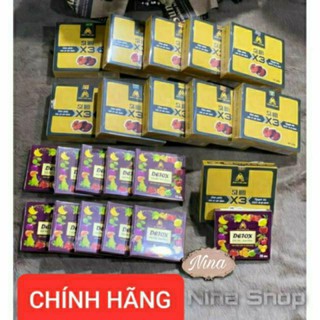 Giảm Cân Slim x3 Đông Y Mộc Linh Tặng 1 hộp detox tan mỡ ban đêm trị giá 200k (Freeship liên hệ shop)