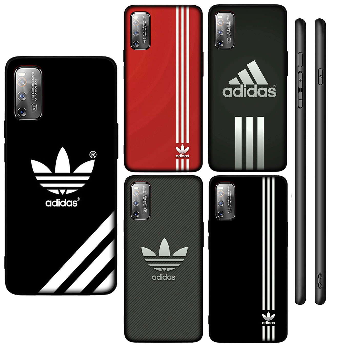 Ốp điện thoại silicone mềm in logo Adidas D9 cho Samsung Galaxy S21 Ultra S8 Plus M31 M51 A11 A31 A51 S21+