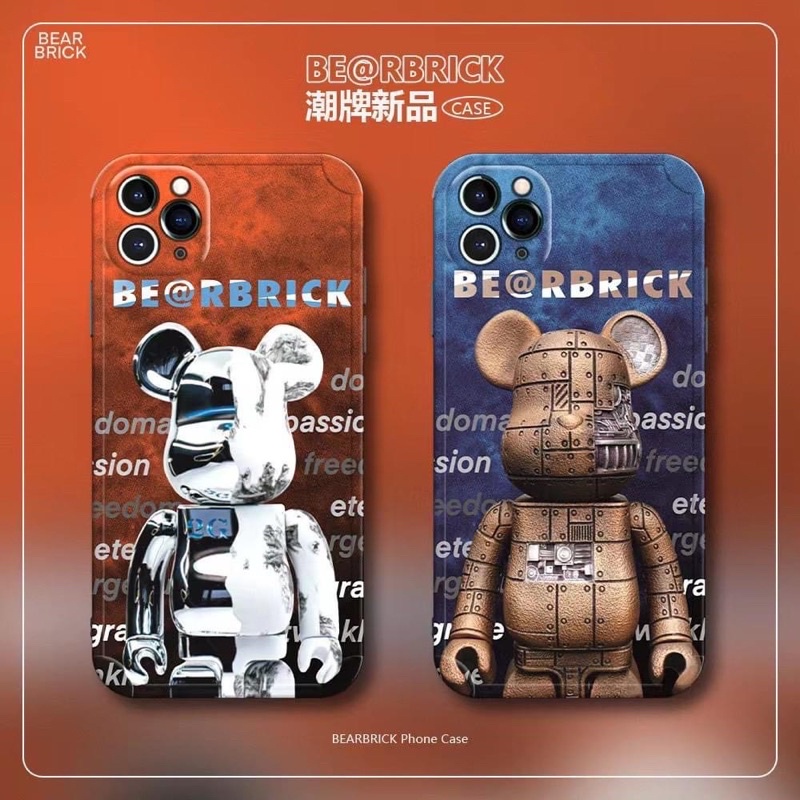 Ốp lưng hình Bearbrick-Gấu Supreme cao cấp chất lượng