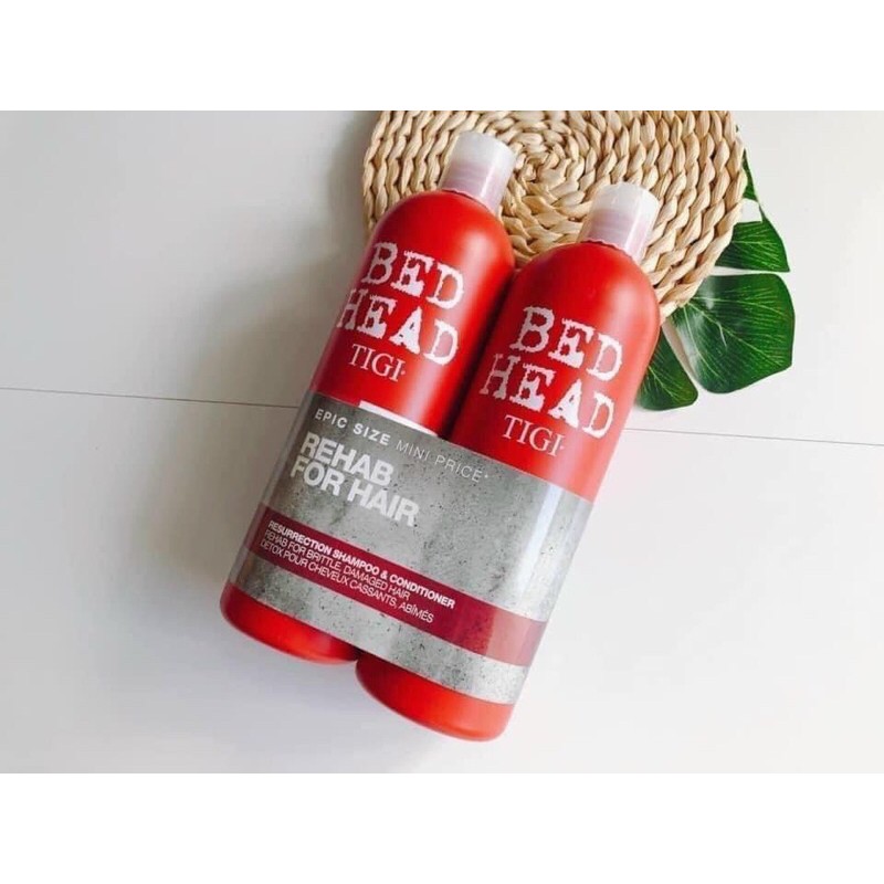 Cặp dầu gội xả TIGI Bed Head màu đỏ 1500ml