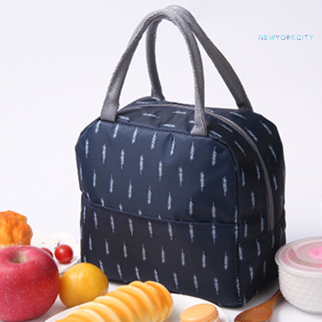 Nyc Túi Cách Nhiệt Kẻ Sọc Đa Năng Chất Liệu Vải Oxford