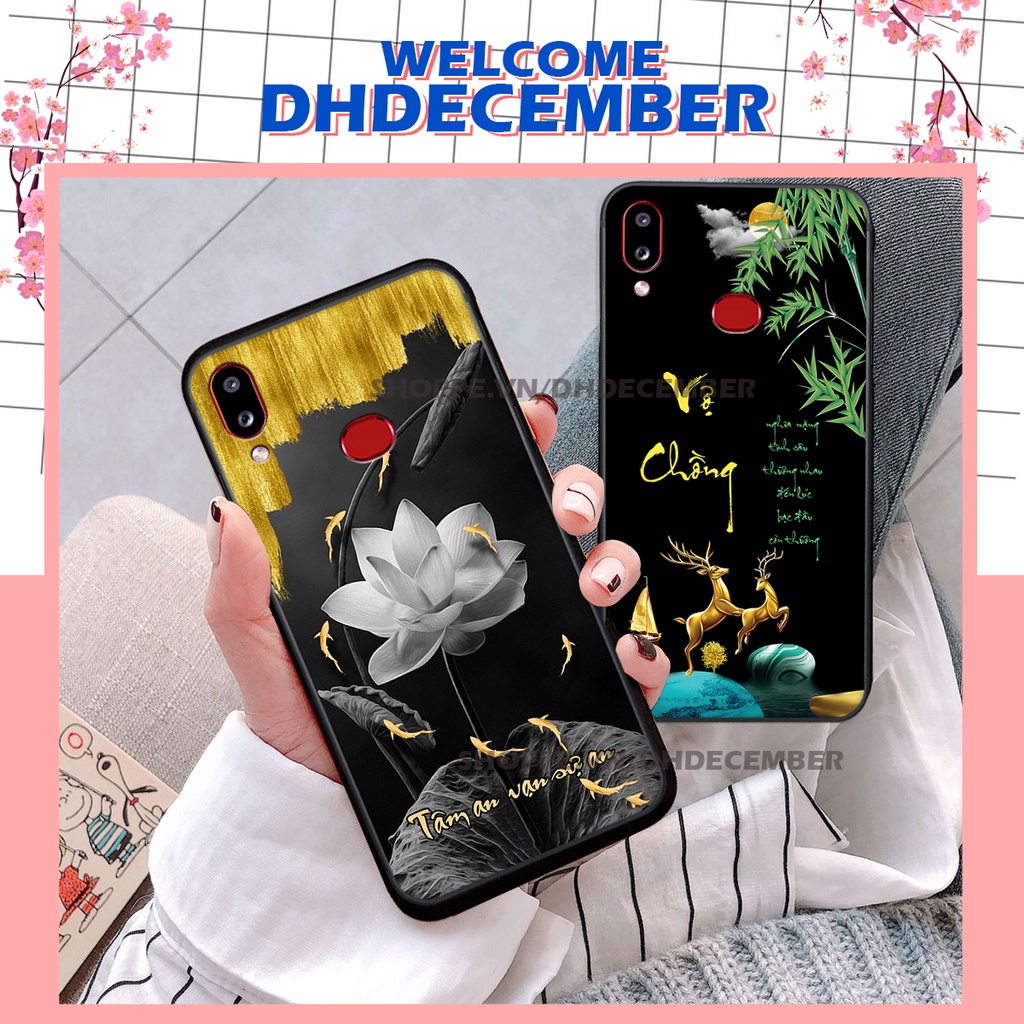 Ốp lưng Samsung Galaxy A10S in hình thư pháp tâm an vạn sự an ,mã đáo thành công SIÊU CHẤT