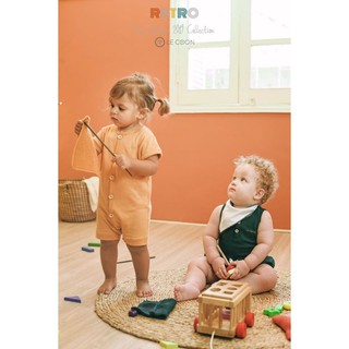 [LECOON] BỘ LIỀN KHUY CÀI CHO BÉ