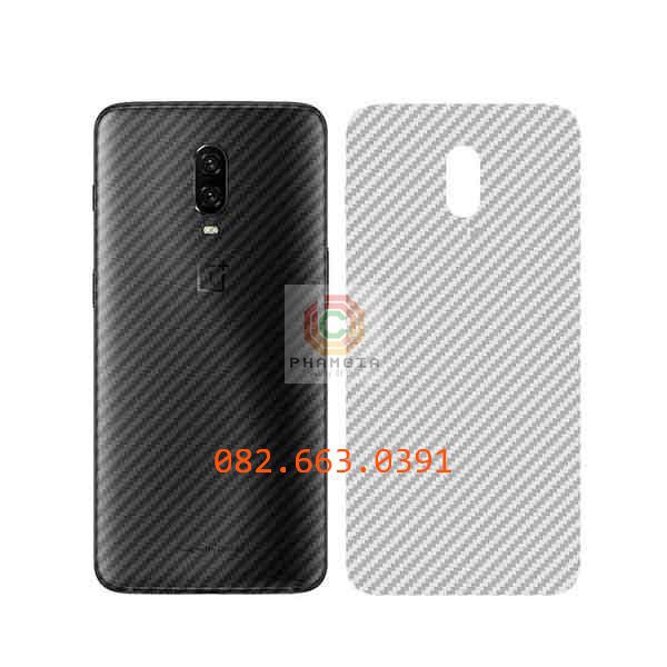 Miếng dán mặt lưng skin carbon Oneplus 6T