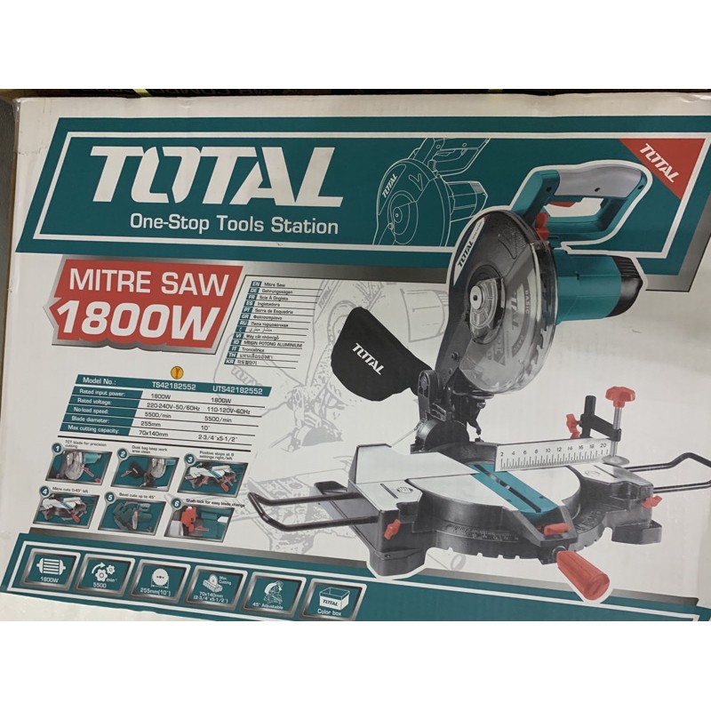 255mm - MÁY CẮT NHÔM và GỖ TOTAL TS42182552 -