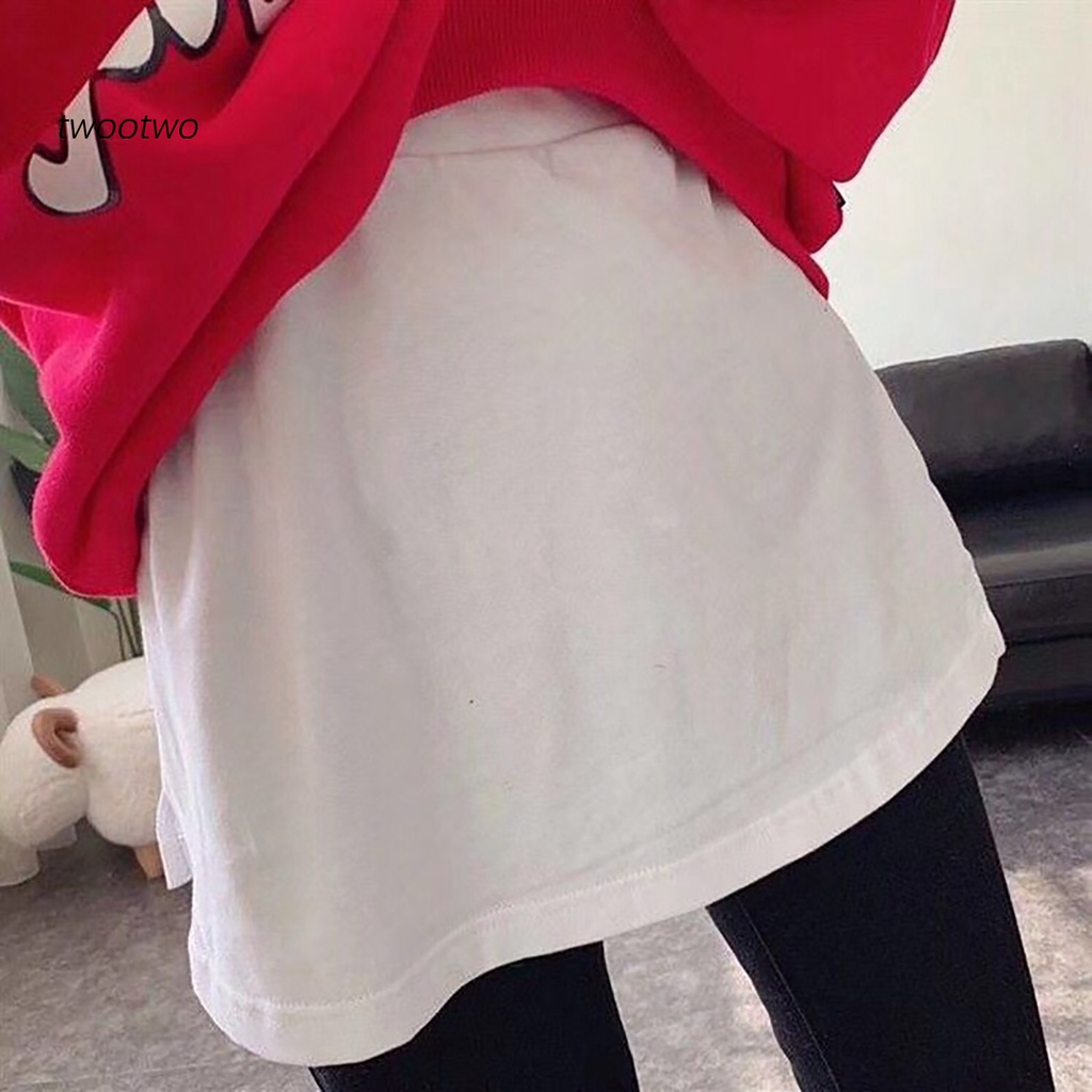 Phụ Kiện Áo Hoodie Và Chân Váy Mini Giả Viền Giả Chân Váy Ngắn Unisex