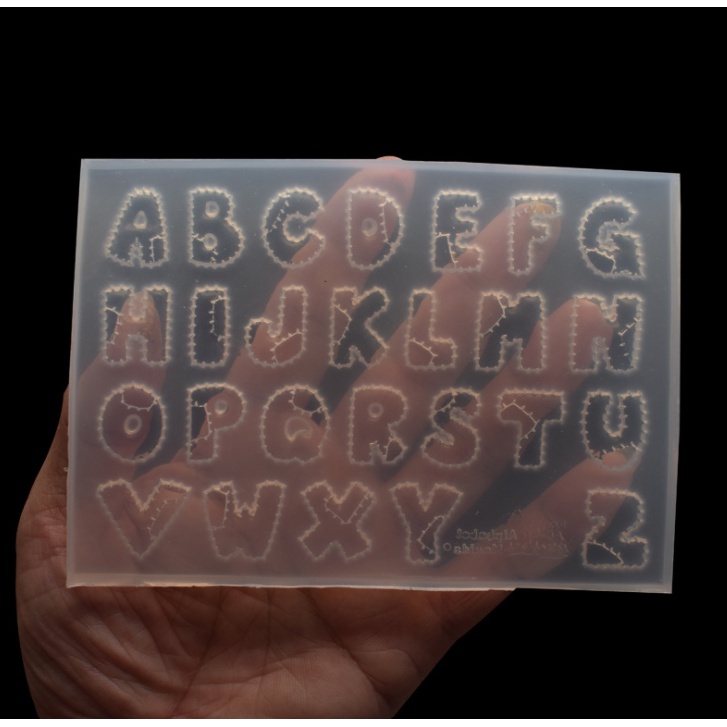 Khuôn silicone đúc chữ mẫu 1