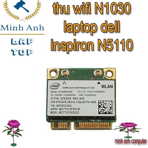 thu wifi N1030 laptop dell  inspiron N5110