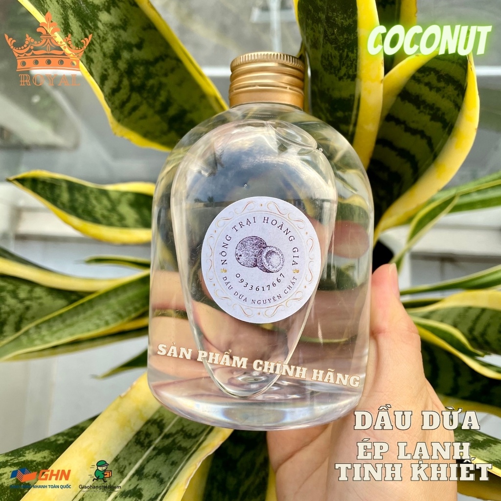 Dầu dừa nguyên chất 100-500ml / Dầu dừa Hữu Cơ ép lạnh dùng cho dưỡng mi, dưỡng tóc, dưỡng môi,dưỡng da | BigBuy360 - bigbuy360.vn