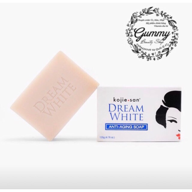 [135g HÀNG CHÍNH HÃNG] Xà bông tắm trắng, chống lão hoá Dream white soap 135g | BigBuy360 - bigbuy360.vn