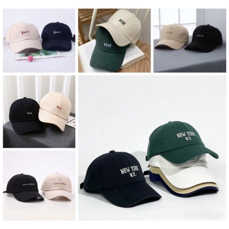 MŨ LƯỠI TRAI NAM NỮ ĐA DẠNG, HOẠ TIẾT THÊU CHỮ, NÓN KẾT PHONG CÁCH ULZZANG, form