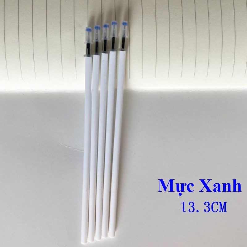 Ngòi bút gel nước mực đen trắng được bọc lớp trắng bên ngoài ngòi 2.5mm