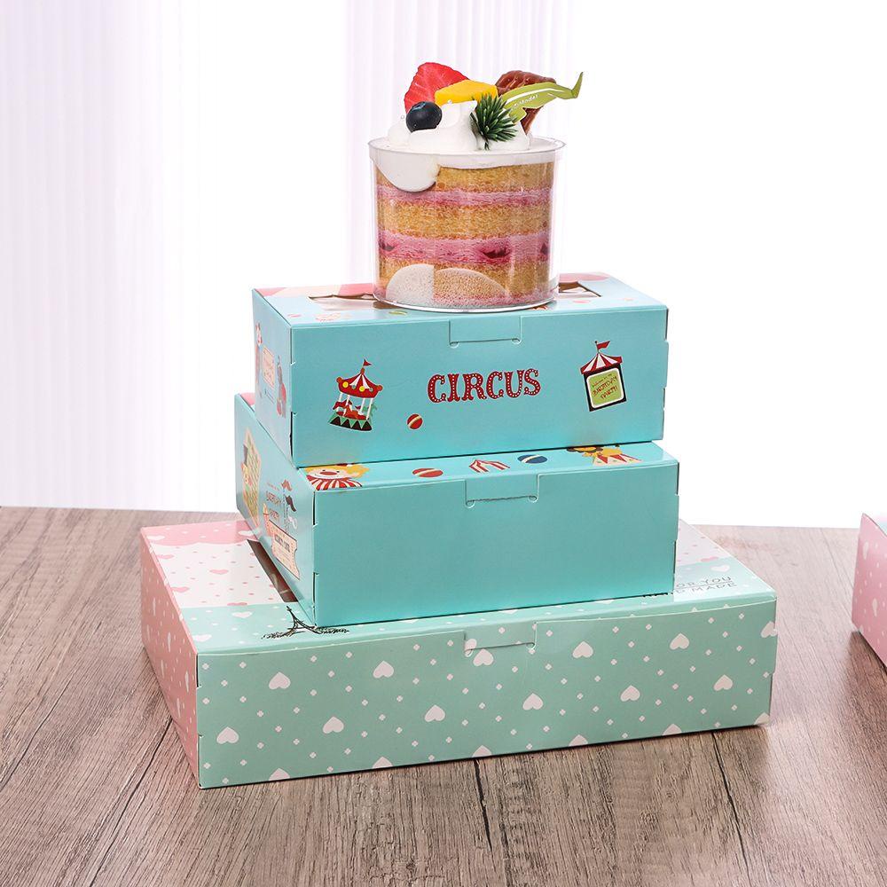 Set 10 Hộp Trong Suốt Đựng Bánh 2 / 4 / 6 Ngăn Có Cửa Sổ 2 / 4 / 6 Ô Ốp