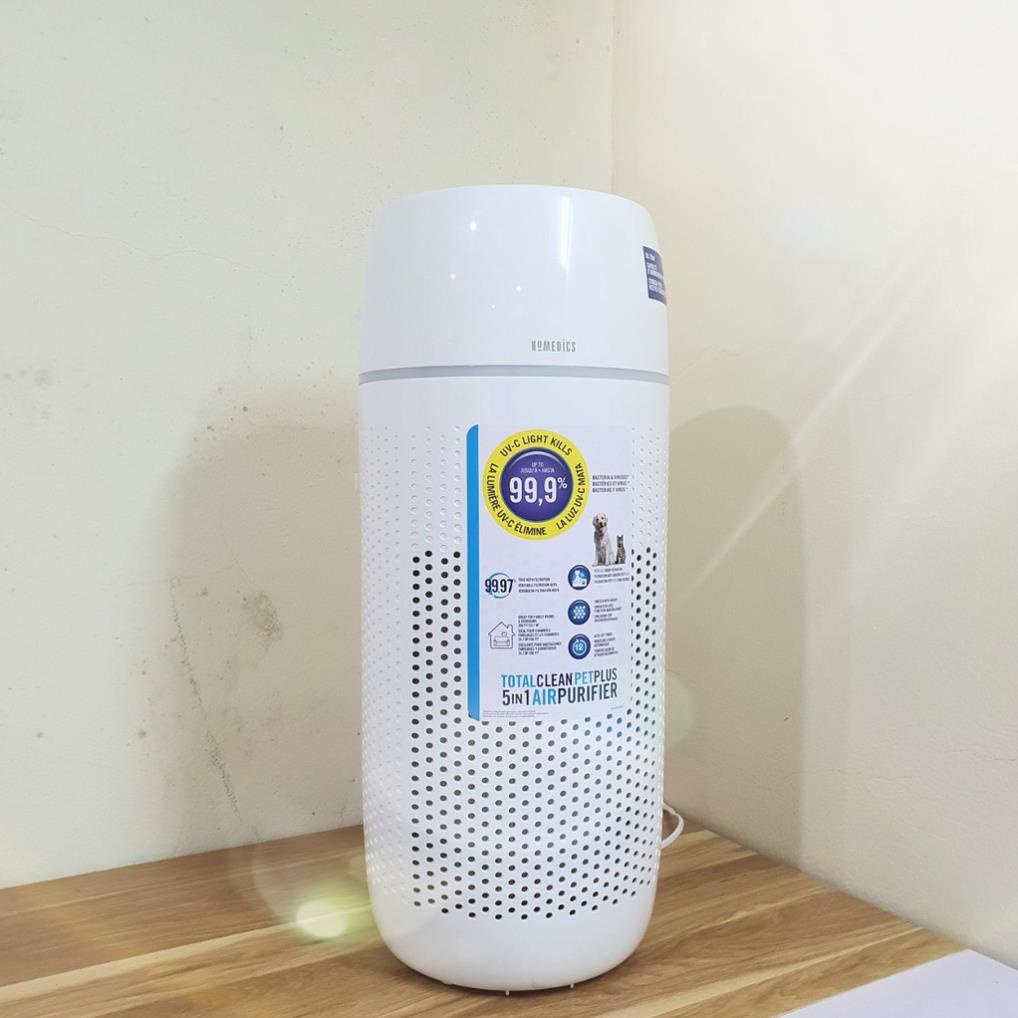 Máy lọc không khí UVC bụi mịn khử mùi lông vật nuôi Homedics AP-PET35 Chính hãng Mỹ Chứng nhận FDA Hoa Kỳ