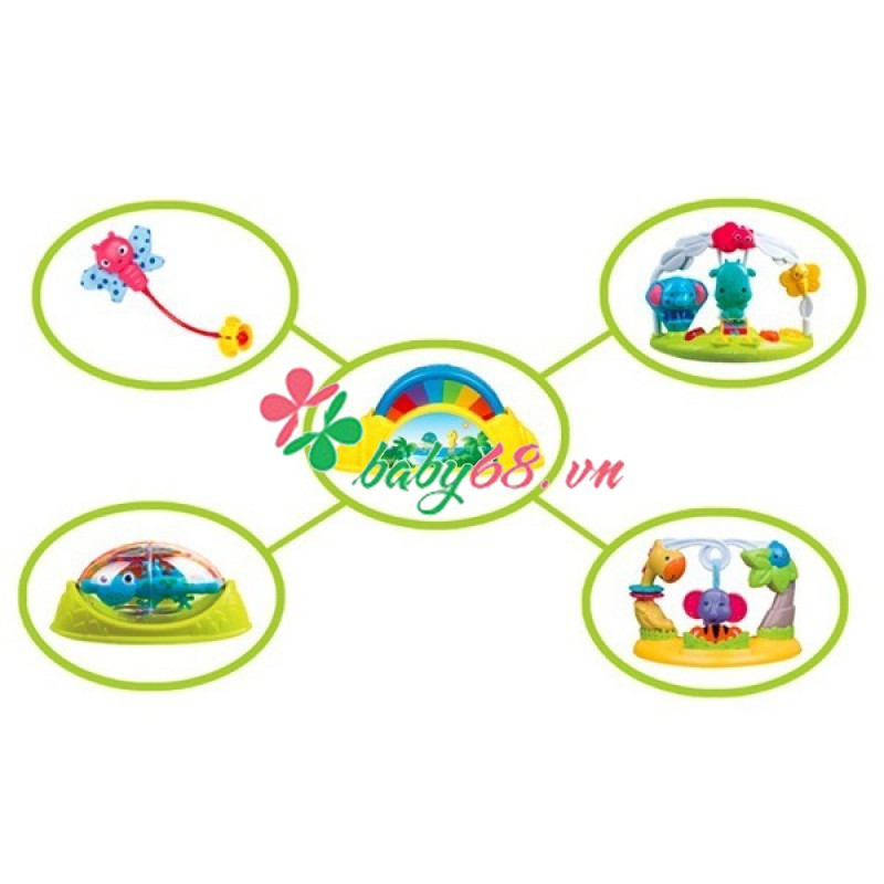 Ghế nhún tập đứng có đèn nhạc Konig Kids KK63568