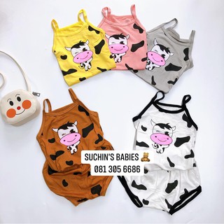 Bộ 2 dây bò sữa cho bé ( quần chip ) BC0055 Suchin