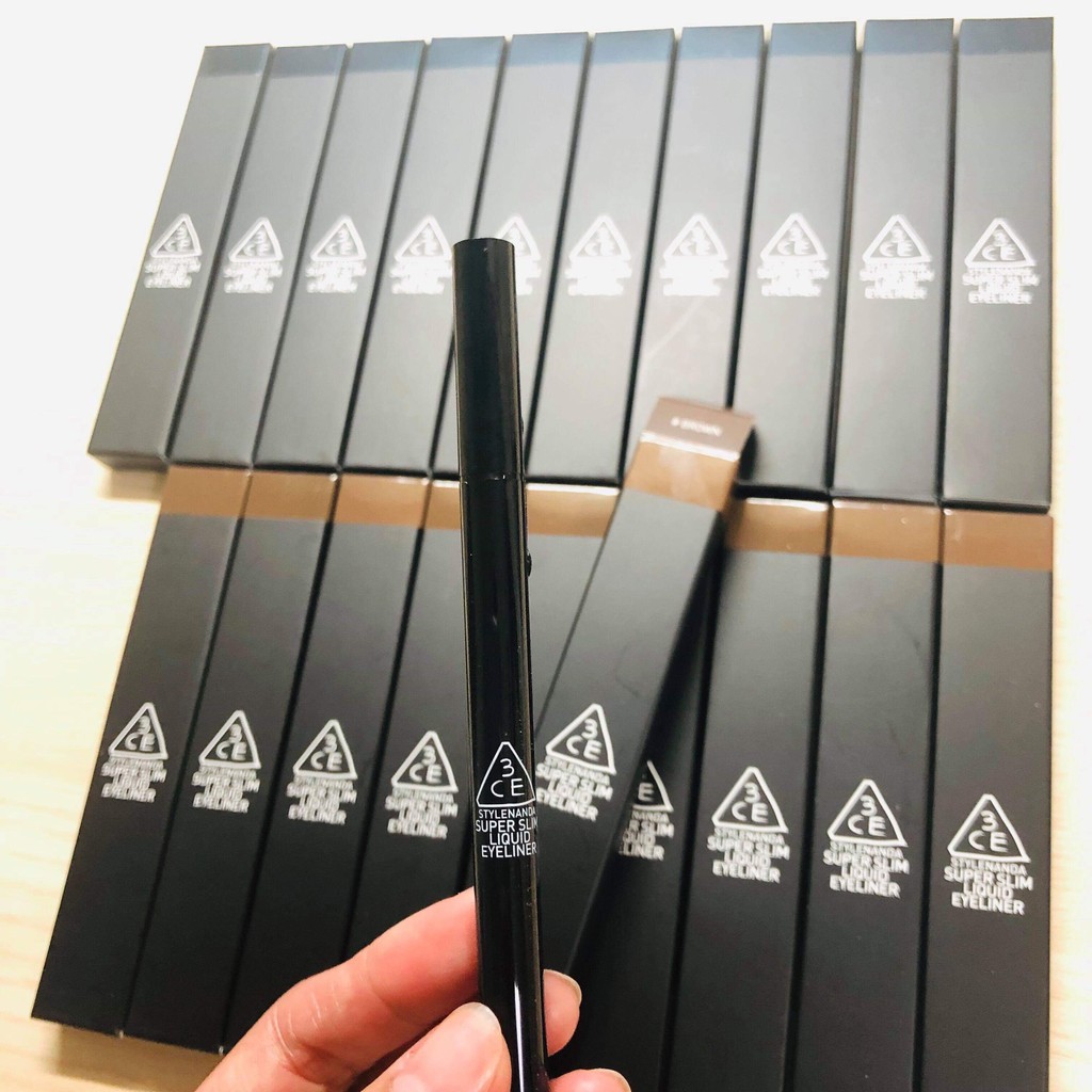 Bút kẻ dạ 3CE Super slim liquid eyeliner