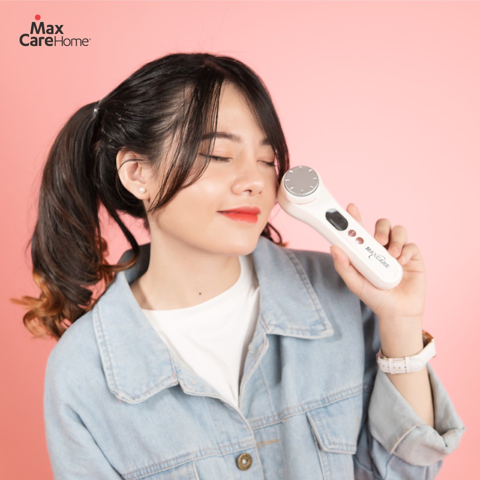 Máy đẩy tinh chất ION nóng lạnh Maxcare Max888PRO phiên bản cao cấp 2021, thương hiệu Nhật Bản, chăm sóc trẻ hóa làn da | BigBuy360 - bigbuy360.vn