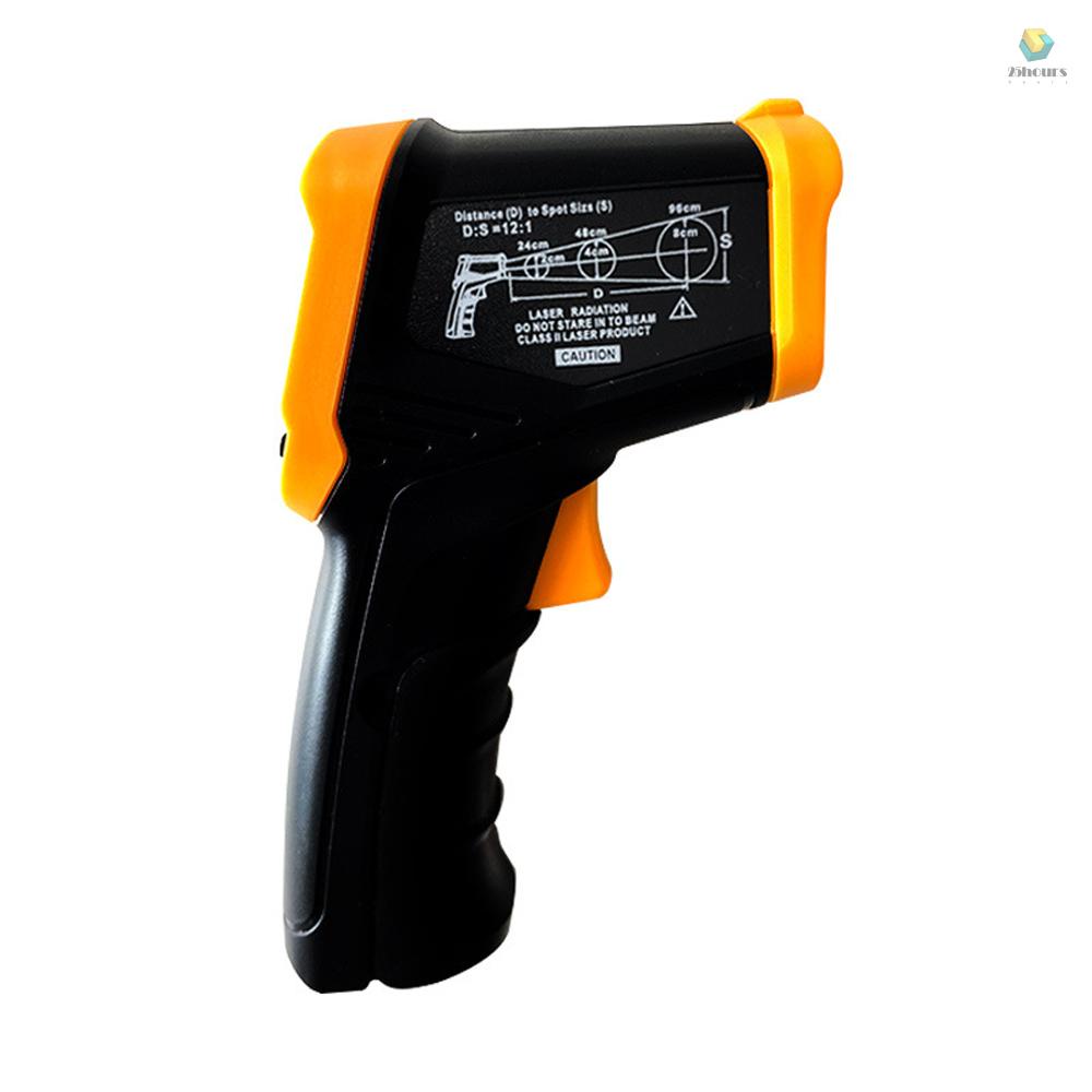Giá Thấp Nhất-50°C~500°C Nhiệt Kế Hồng Ngoại Cầm Tay Màn Hình LCD Không Tiếp Xúc Trực Tiếp Có Đèn Nền °C/°F Nhiệt Kế Đo Nhiệt Độ Lò Nướng Tại Nhà