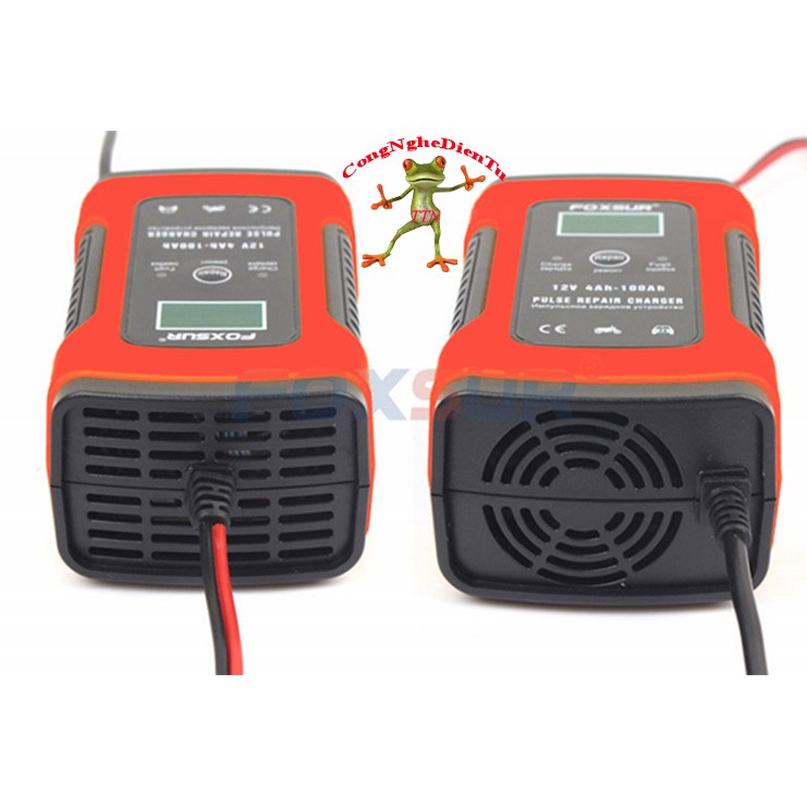 Sạc acquy 12 volt FOXSUR dòng sạc 5A