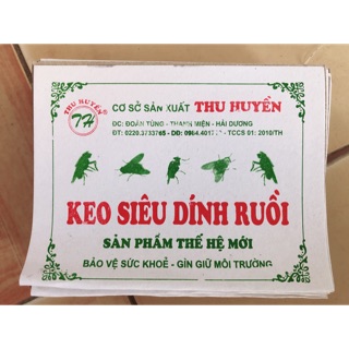 Bẫy Dính Ruồi Loại Xịn 100 Bẫy