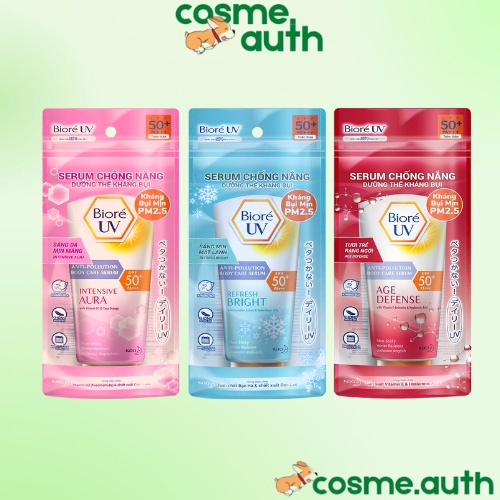 Tinh Chất Dưỡng Thể Chống Nắng Biore - Bioré UV Anti-Pollution Body Care Serum SPF50+ PA+++
