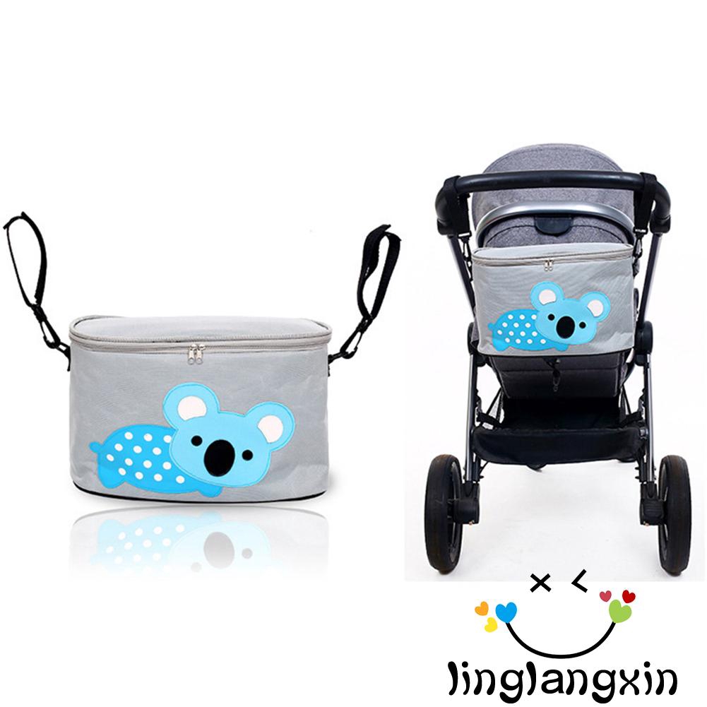 Túi Đựng Vật Dụng Treo Xe Đẩy Em Bé Màu Sắc Xinh Xắn