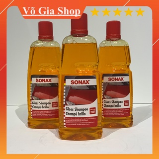 (TẶNG Khăn Lau Xe Cao Cấp) Nước rửa xe Sonax, dung dịch xà phòng rửa xe chuyên dụng Sonax Gloss Shampoo 1000ML