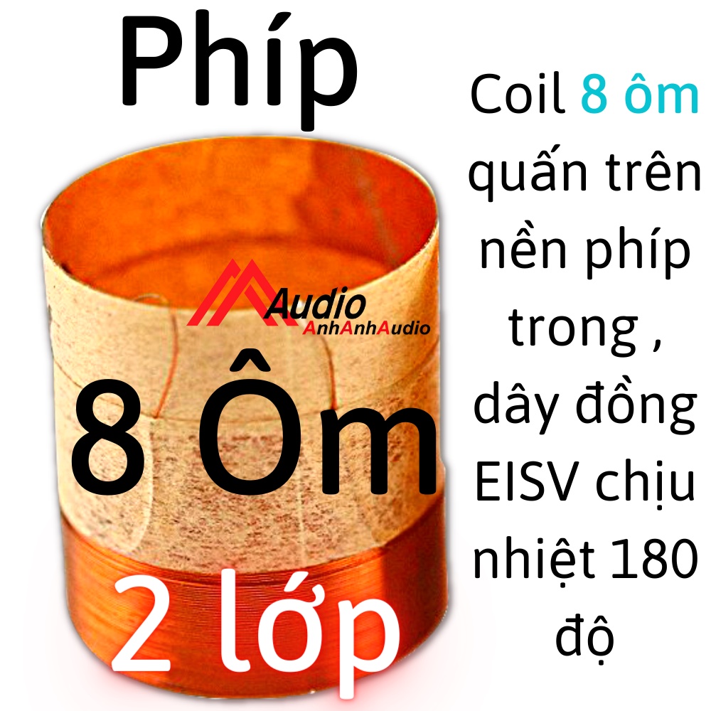 Coil 40 - 40.5 - 44 - 44.5 - 45.1 xương nhôm và phíp 8 ôm