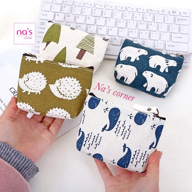 Ví mini vải canvas đẹp bền