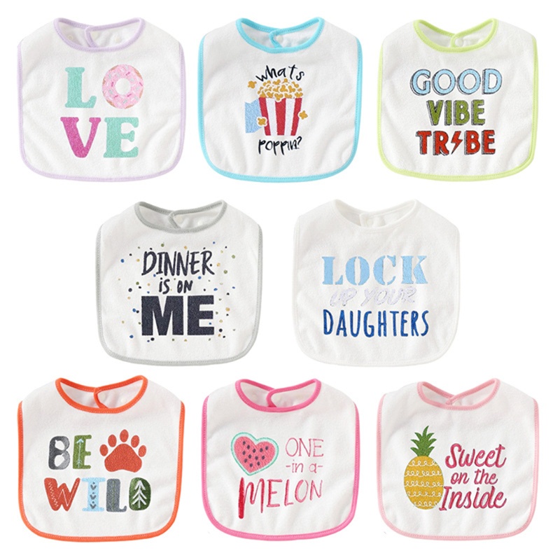 Tạp Dề Cotton Mềm Mại Dành Cho Bé Sơ Sinh