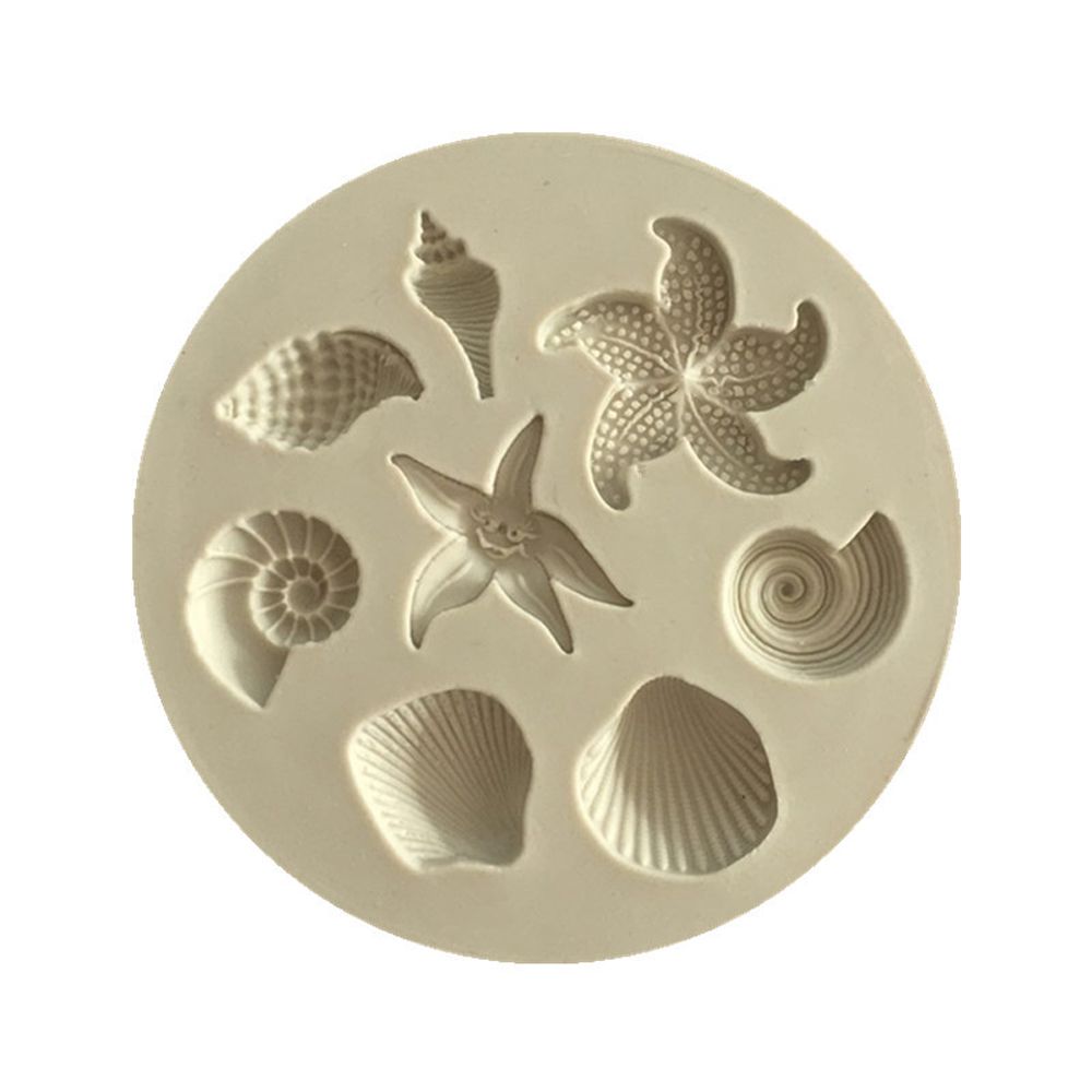 ☆YOLA☆ DIY Silicone Mold Fondant Conch Shells Baking Mould Gumpaste Pastry Tool Sugarcraft Chocolate Kitchen Accessories Cake Decorating