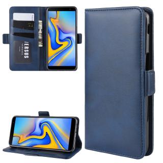 Ốp điện thoại bằng da dáng gập cho Samsung Galaxy j6+ j6 Plus / J6 Prime