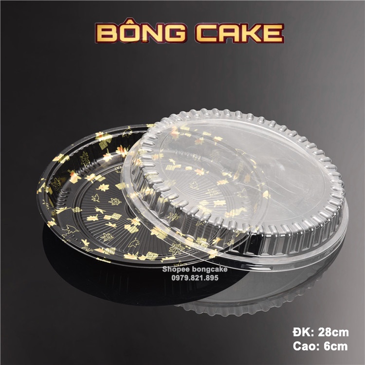 Set 20 khay nhựa đựng sushi kèm nắp nhựa vồng