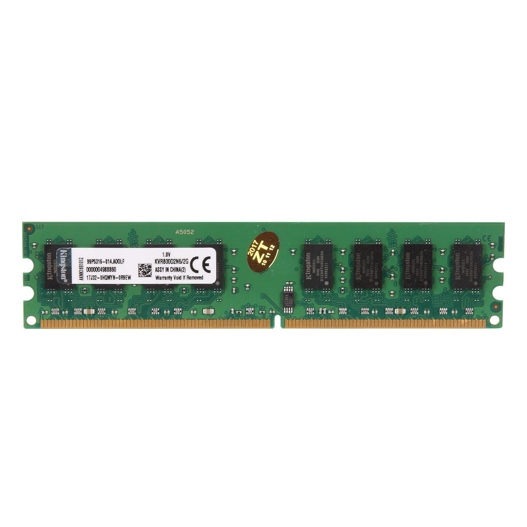 RAM máy tính Kingston 2GB 800MHz DDR2 KVR800D2N6/2G | BigBuy360 - bigbuy360.vn