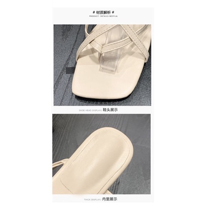 (HÀNG CÓ SẴN) Sandal da mềm 3cm buộc dây đan chéo BIG SIZE 40-41-42-43