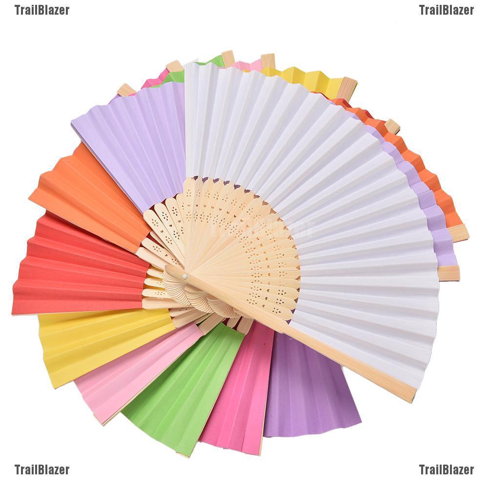 Quạt Xếp Cầm Tay Bằng Tre Phong Cách Trung Hoa