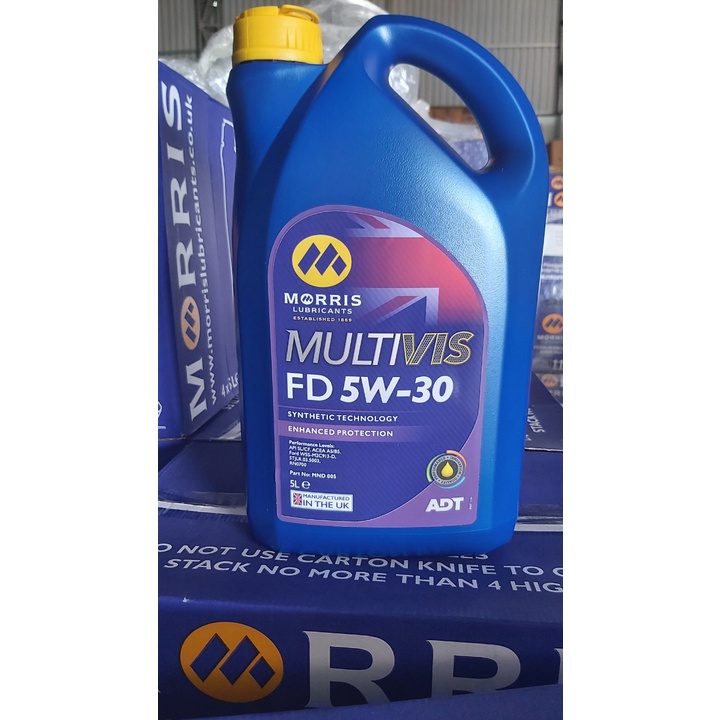 Dầu nhớt ô tô Morris Multivis ADT FD 5w-30 can 5L