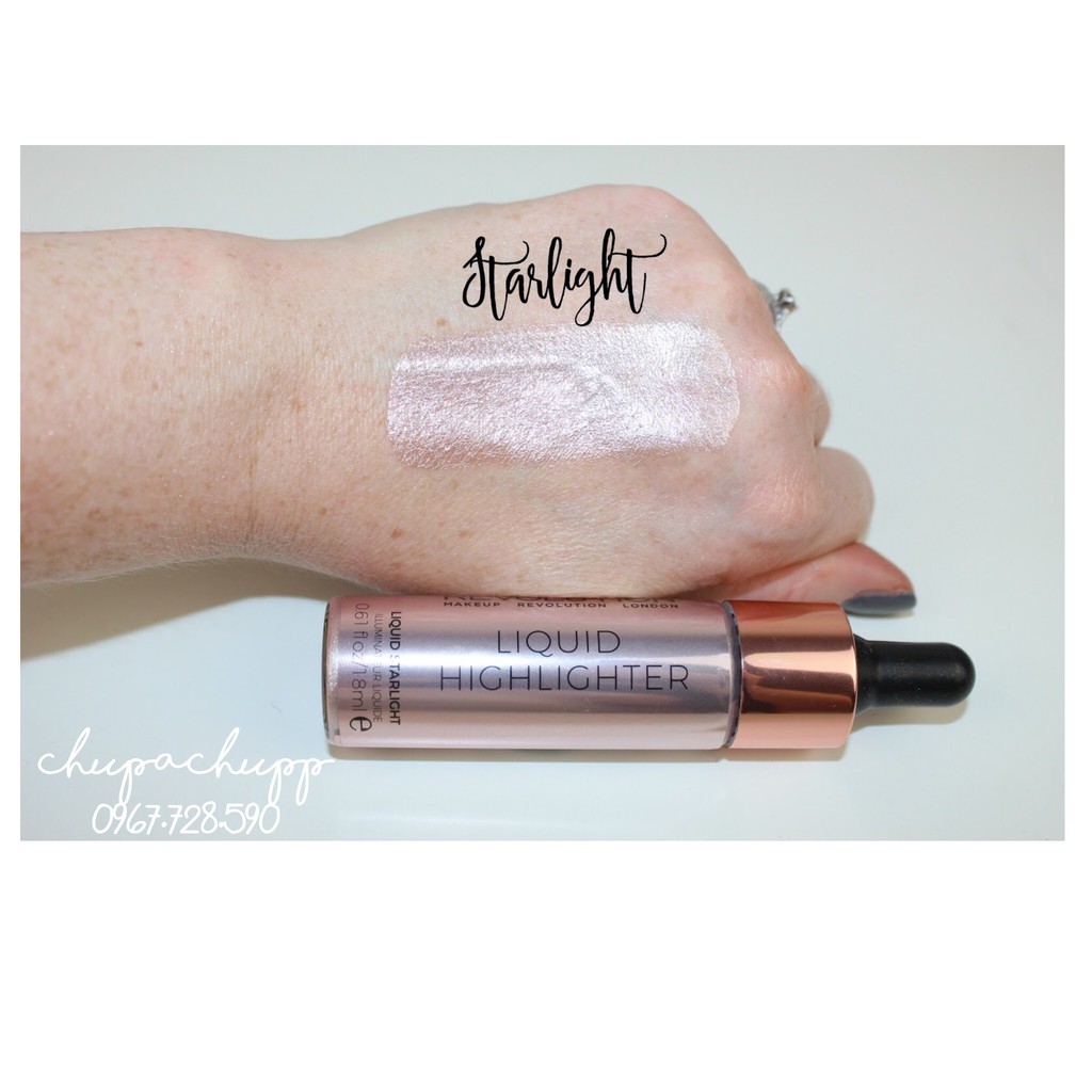 Kem bắt sáng Highlight Makeup Revolution liquid dạng lỏng